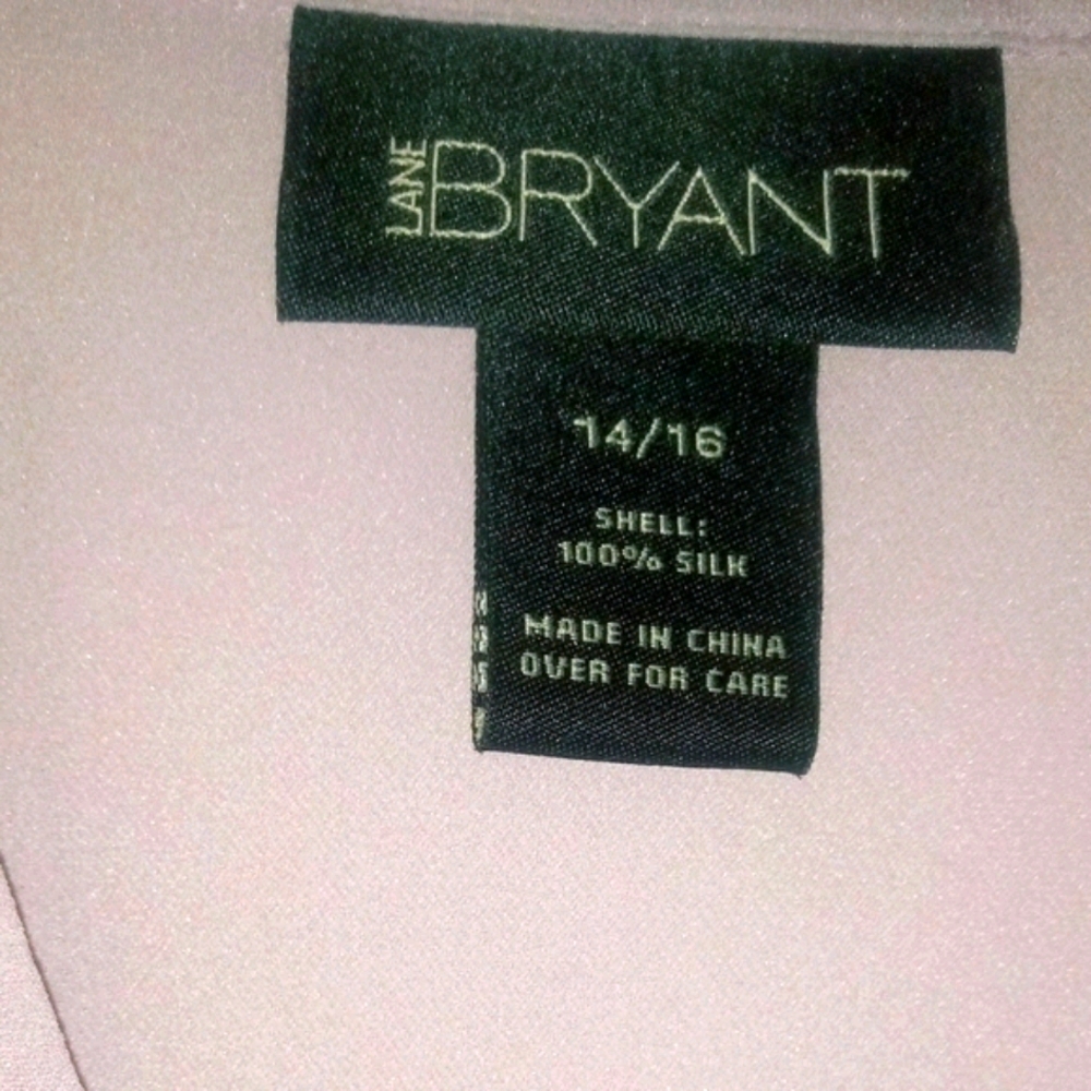 Lane Bryant 100% Silk Blouse - Picture 3 of 3